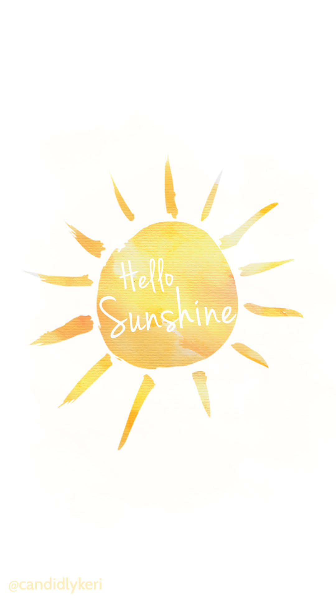 Lys op din dag med den sødeste solsikke print. Wallpaper