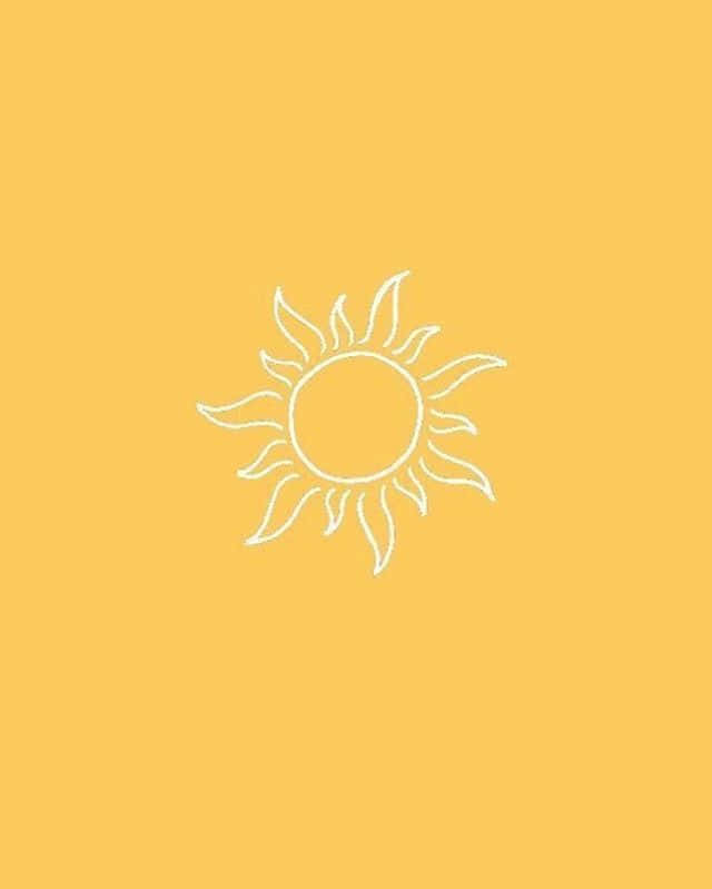 Spread sunshine and positivity with a cute sun! Wallpaper
