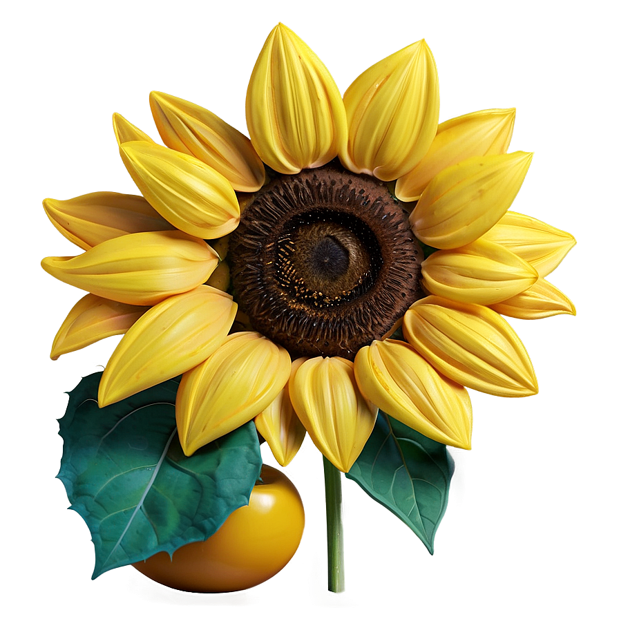 Cute Sunflower Png 05032024 PNG