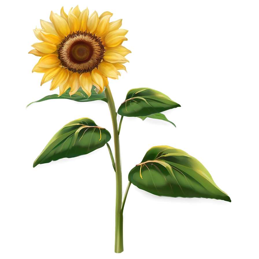 Cute Sunflower Png 30 PNG