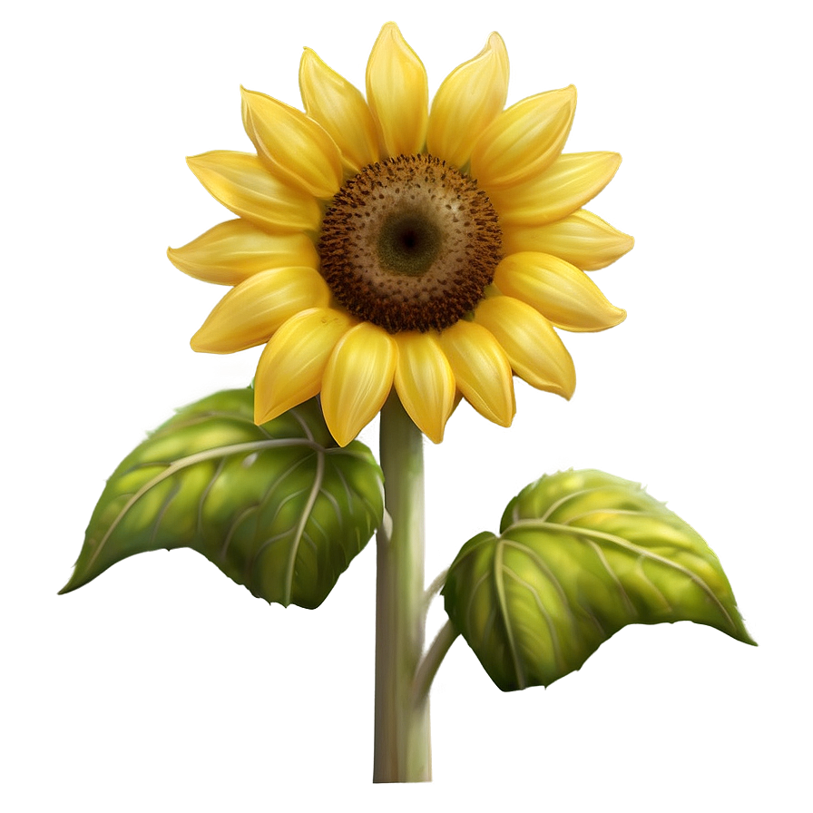 Cute Sunflower Png Ecu PNG