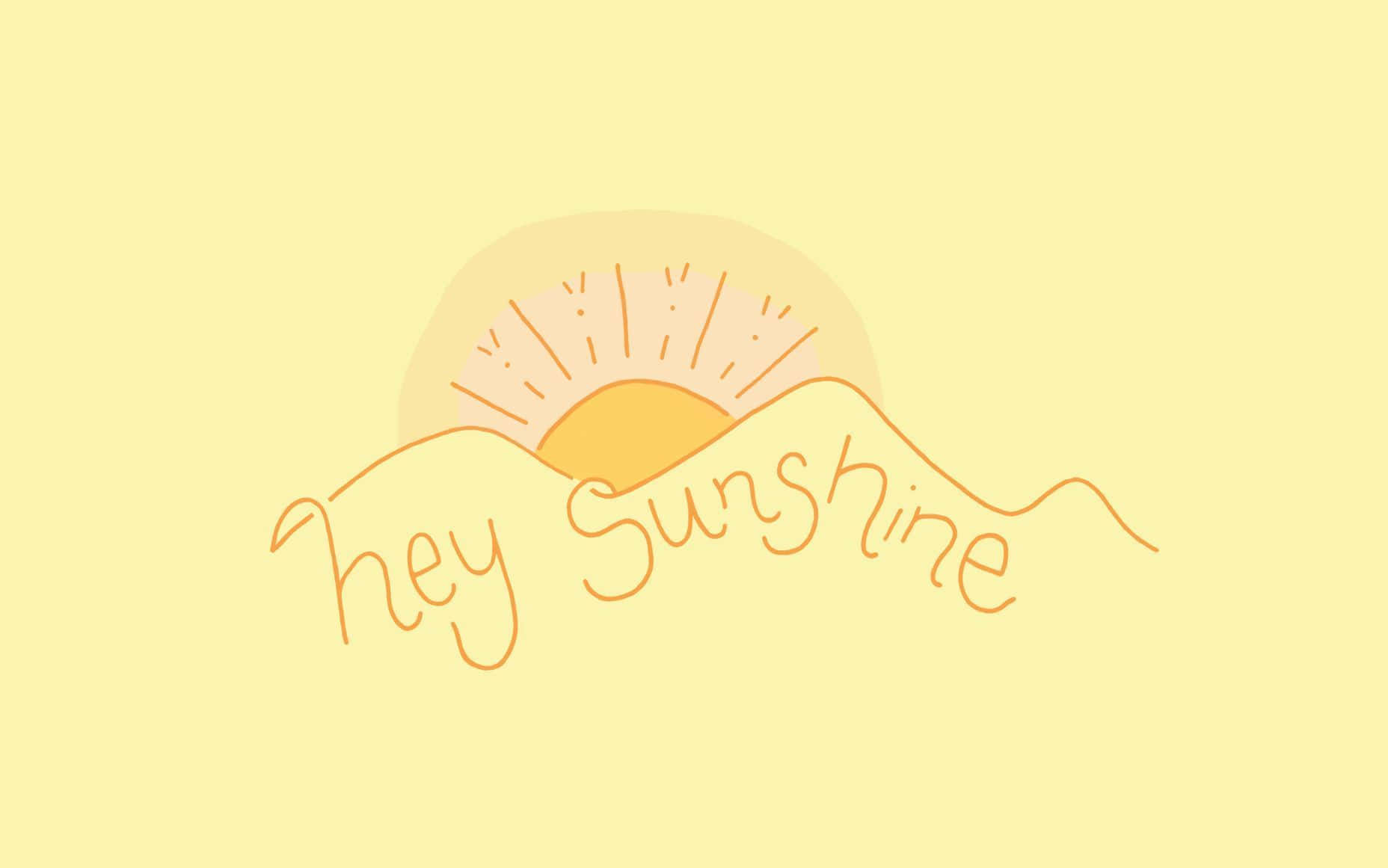 Take a Moment to Soak Up the Cute Sunshine Wallpaper