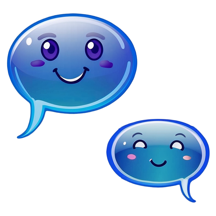 Cute Talk Bubble Png Lks PNG