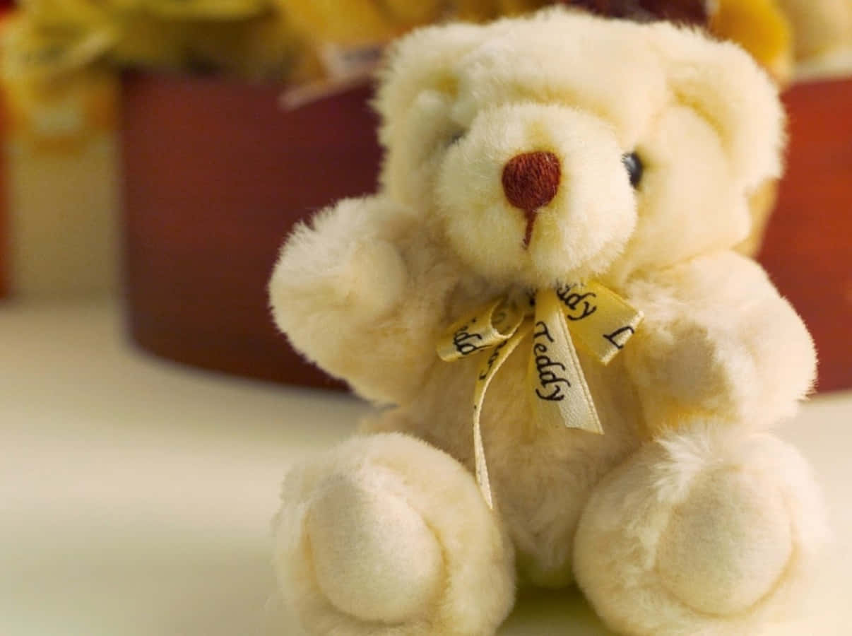 "This cute teddy bear is the perfect companion!"