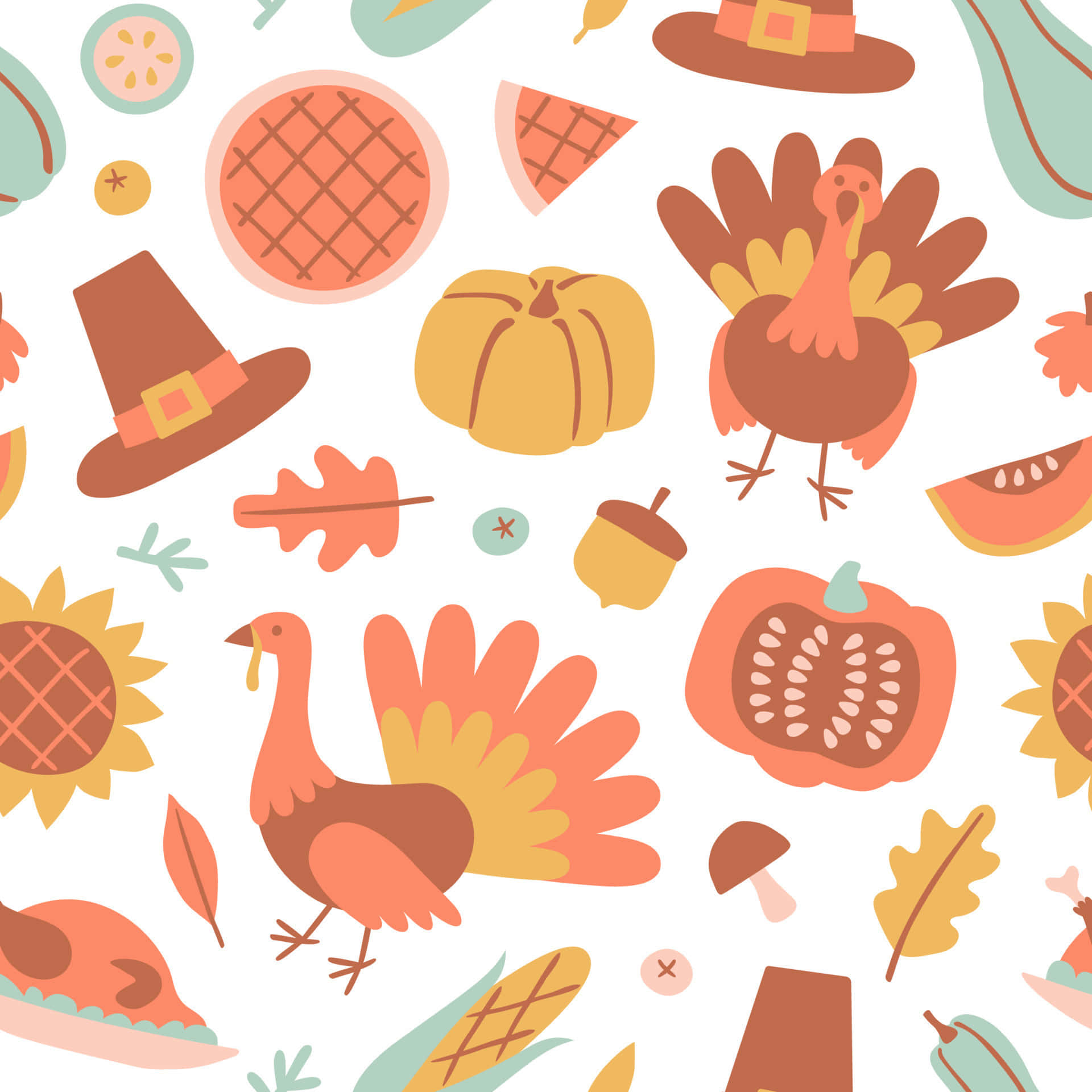 Cute Thanksgiving Background