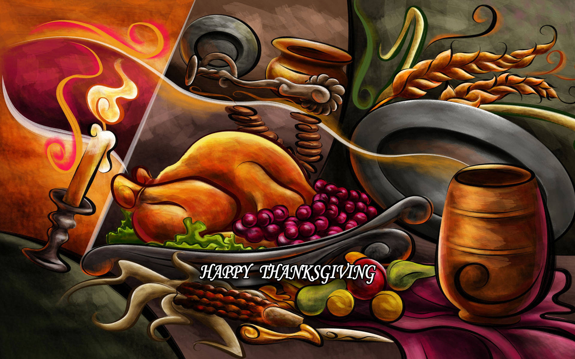 Cute Thanksgiving Holidays Food Art