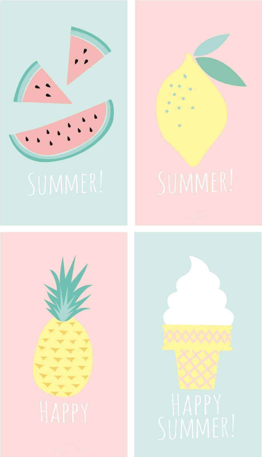 Summer Theme Cute Things Wallpaper