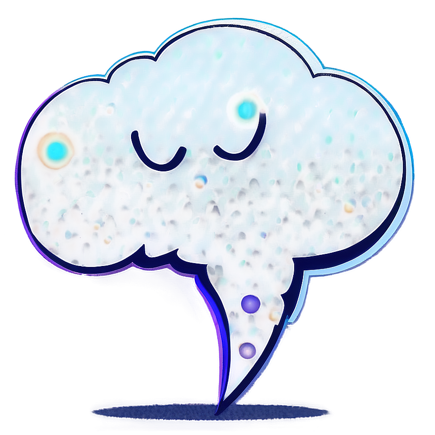 Cute Thought Bubble Png Pqx PNG
