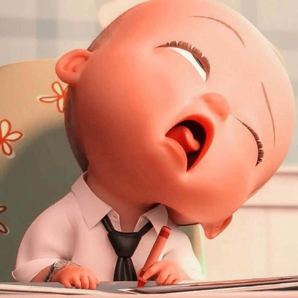 Download Cute Baby Boss Tiktok Profile Picture | Wallpapers.com