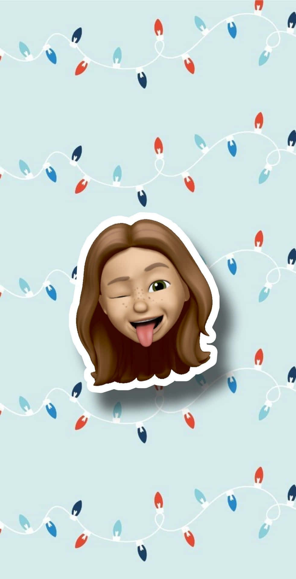 Sød Emoji Pige Tiktok Profilbillede.