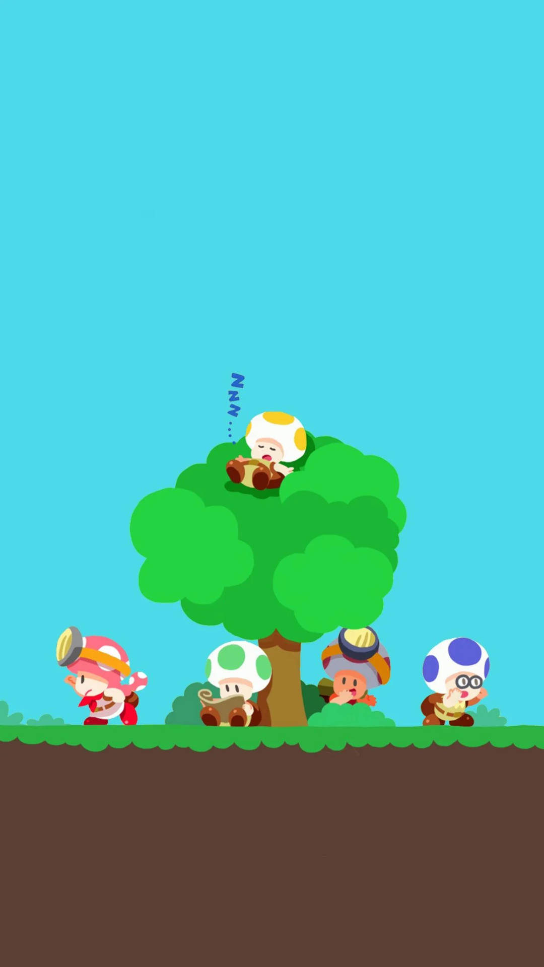Cute Toad Nintendo Character