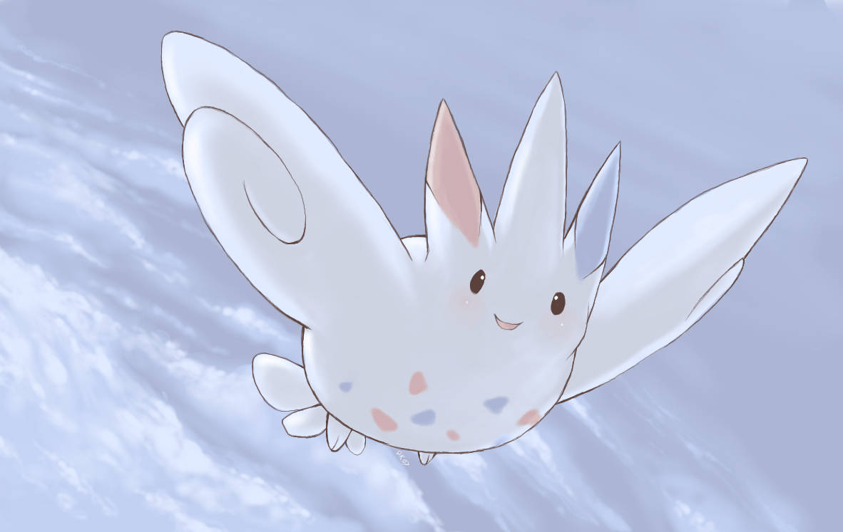 Cute Togekiss Drawing Background