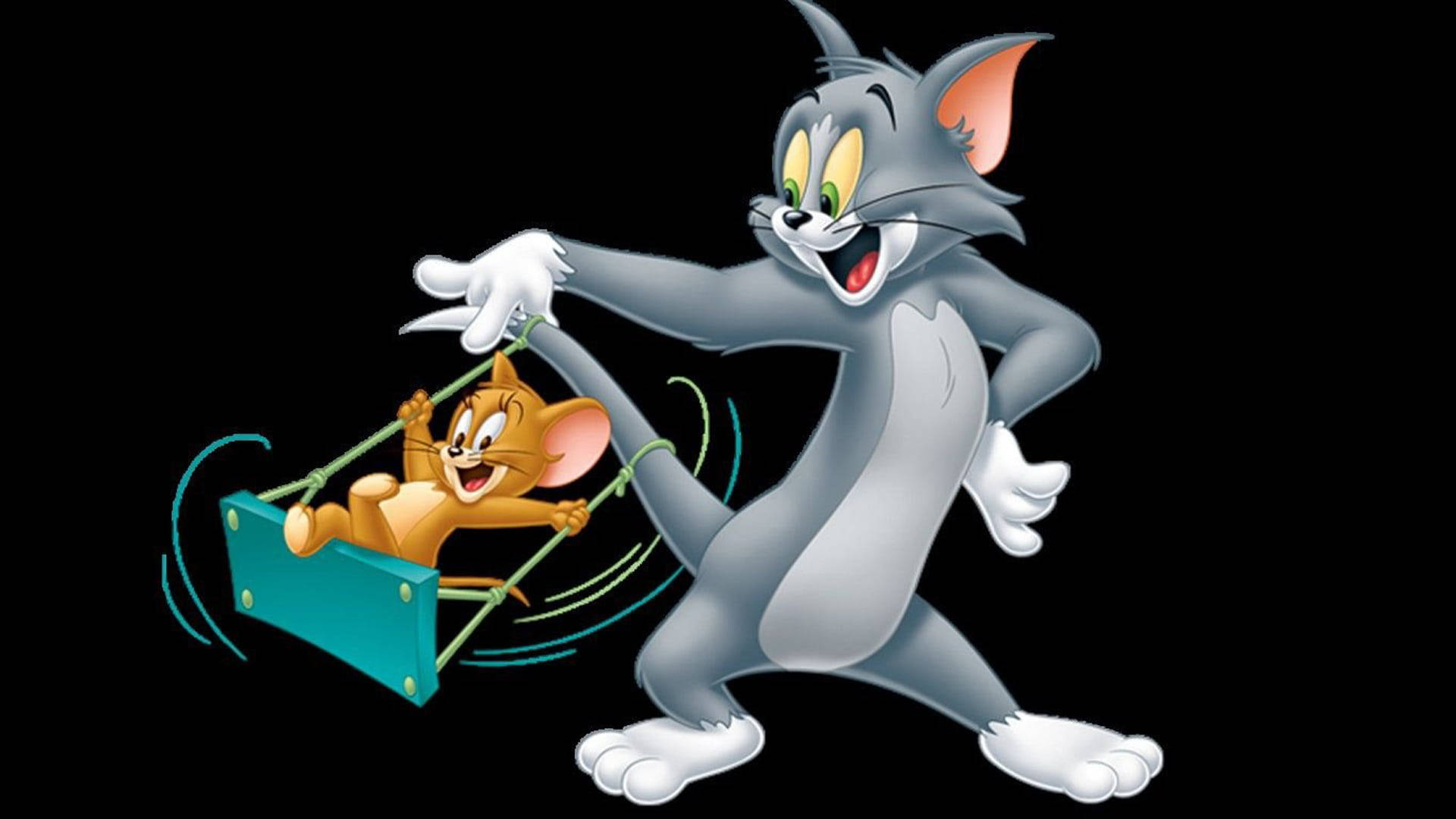 Cute Tom And Jerry With Swing