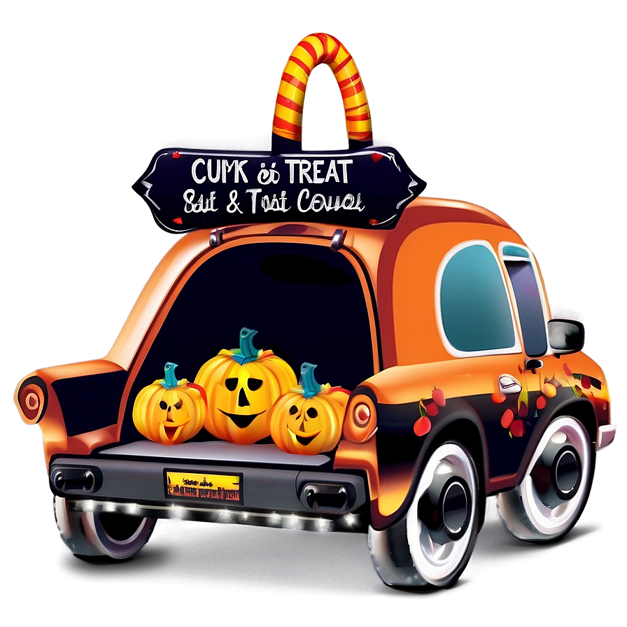 Cute Trunk Or Treat Png Xyb PNG