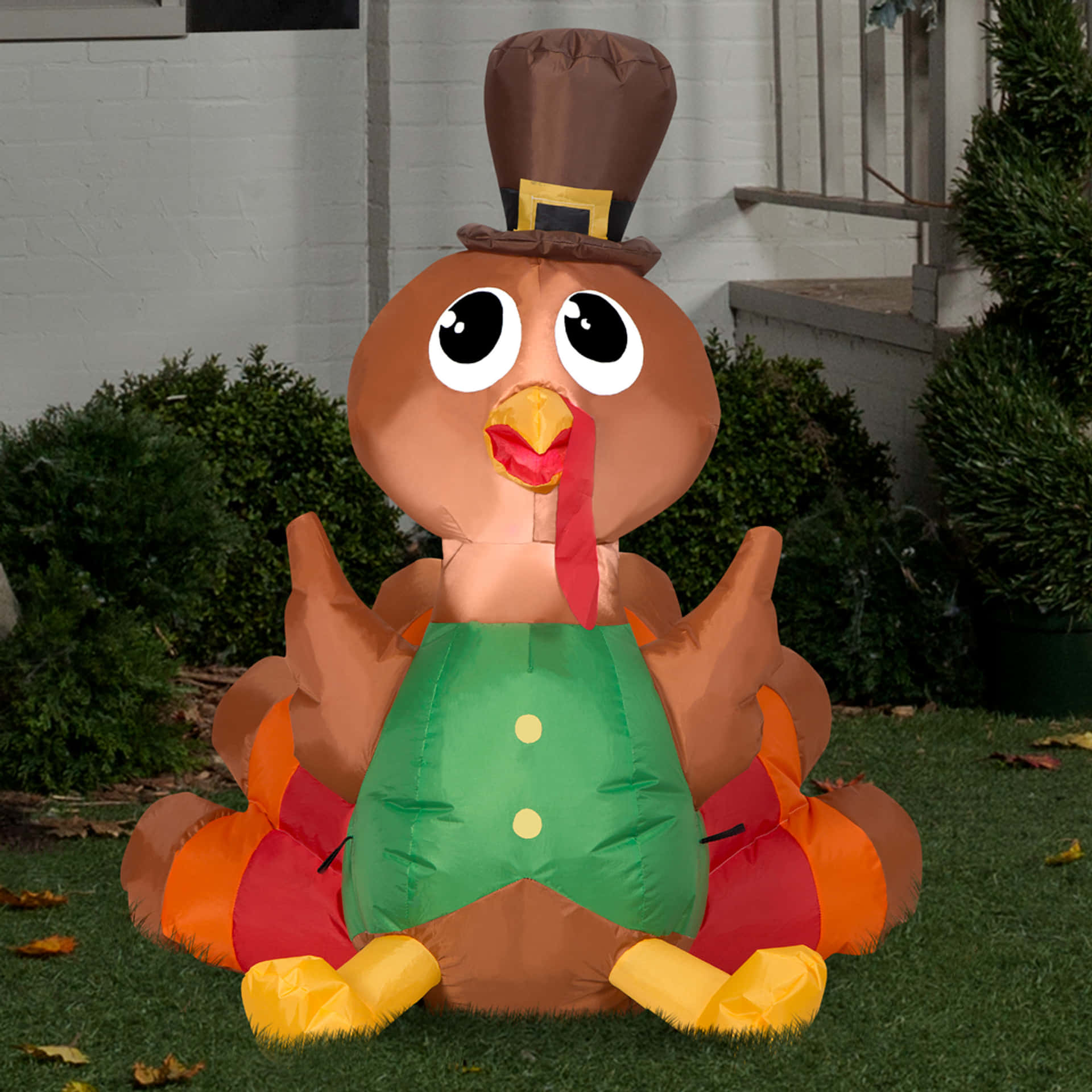 Cute Turkey Inflatable Mascot Picture