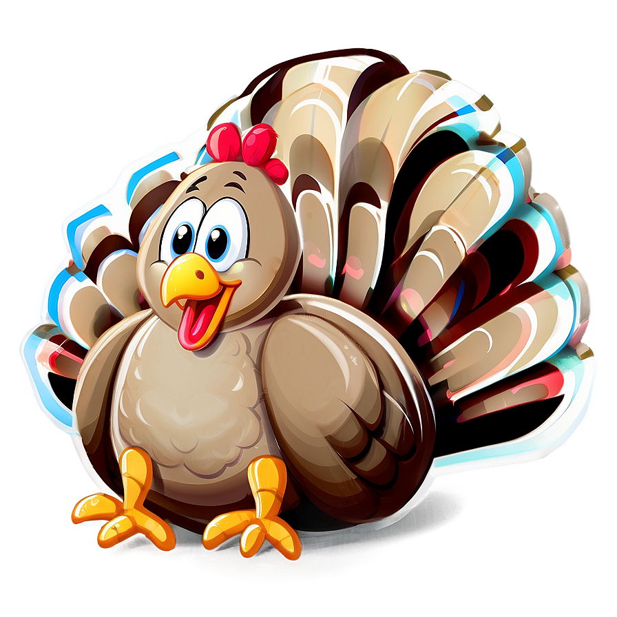 Cute Turkey Png 05032024 PNG