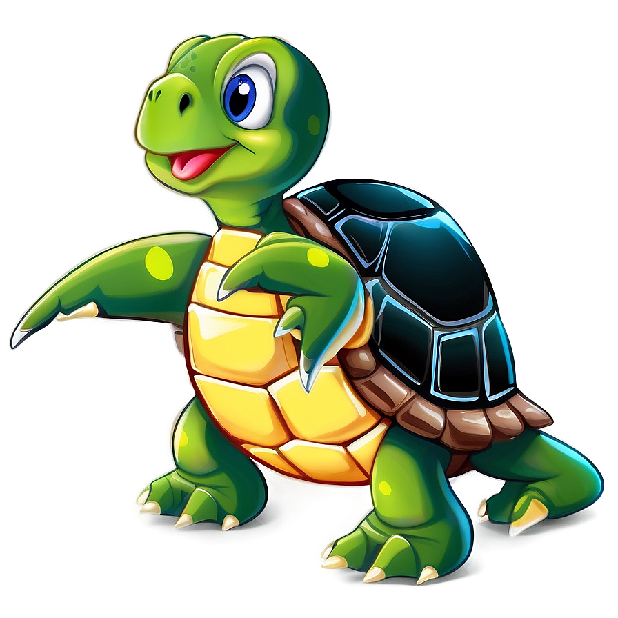 Cute Turtle Cartoon Png Wvd PNG