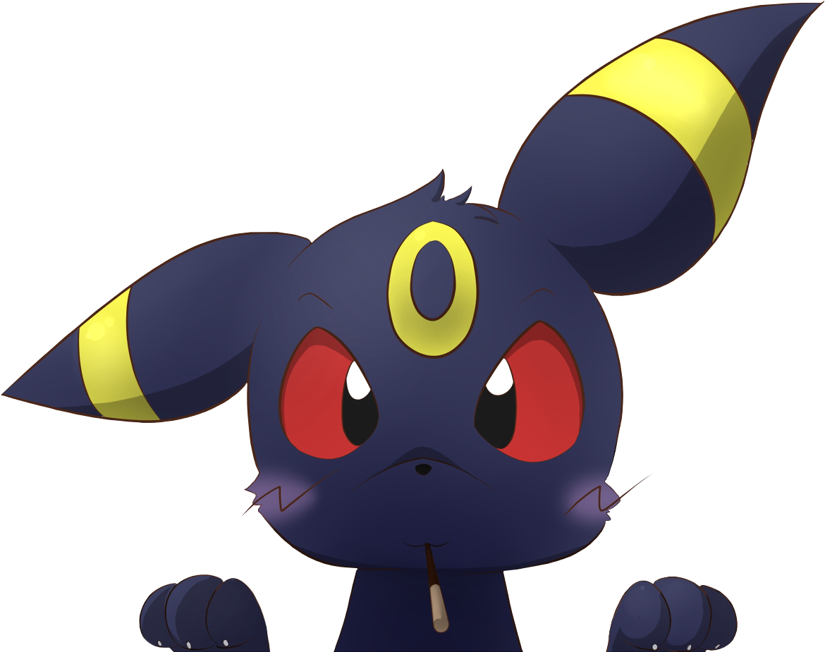 Cute Umbreon Pokemon PNG