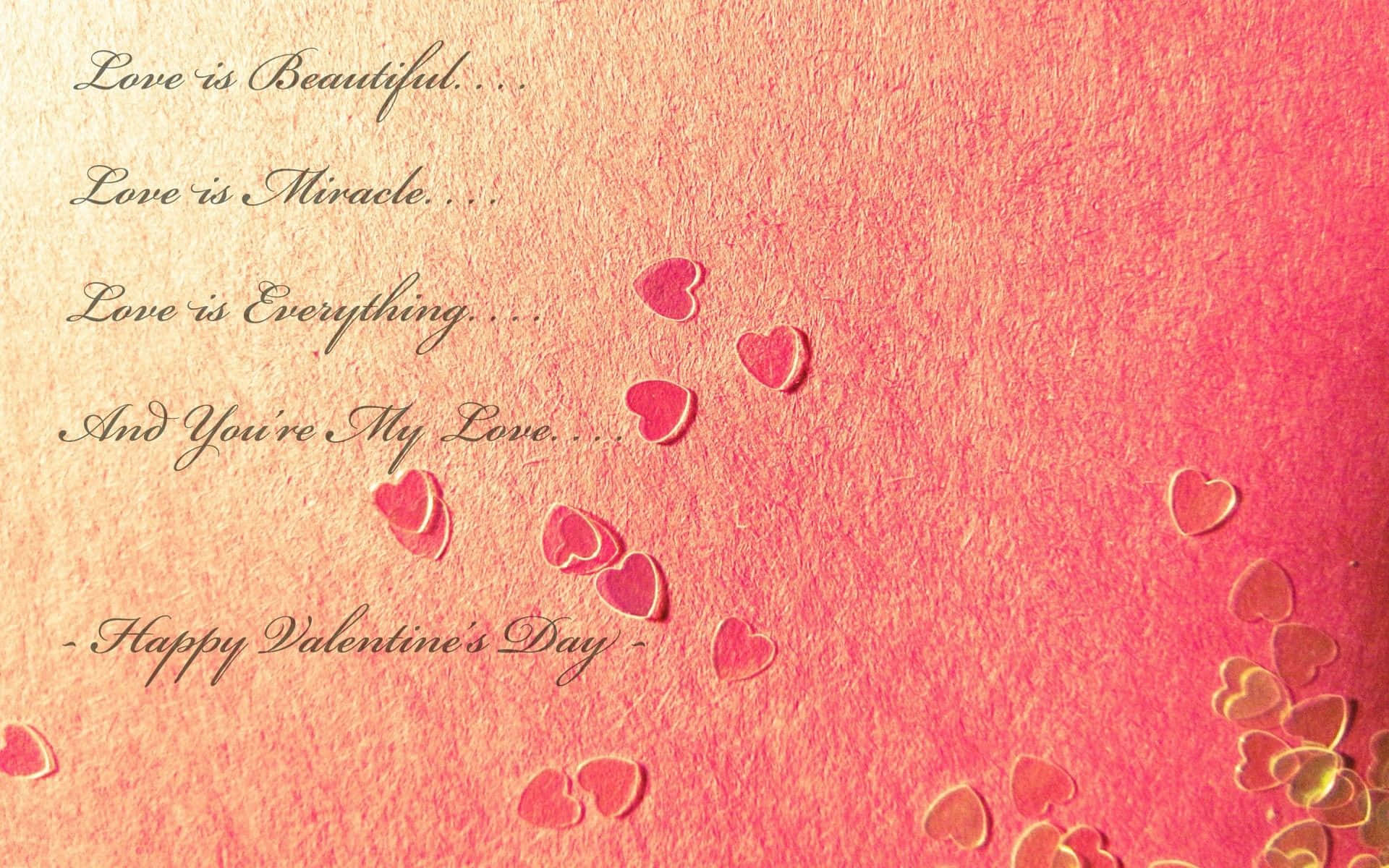 Show your love with a cute Valentine's Day card. Wallpaper