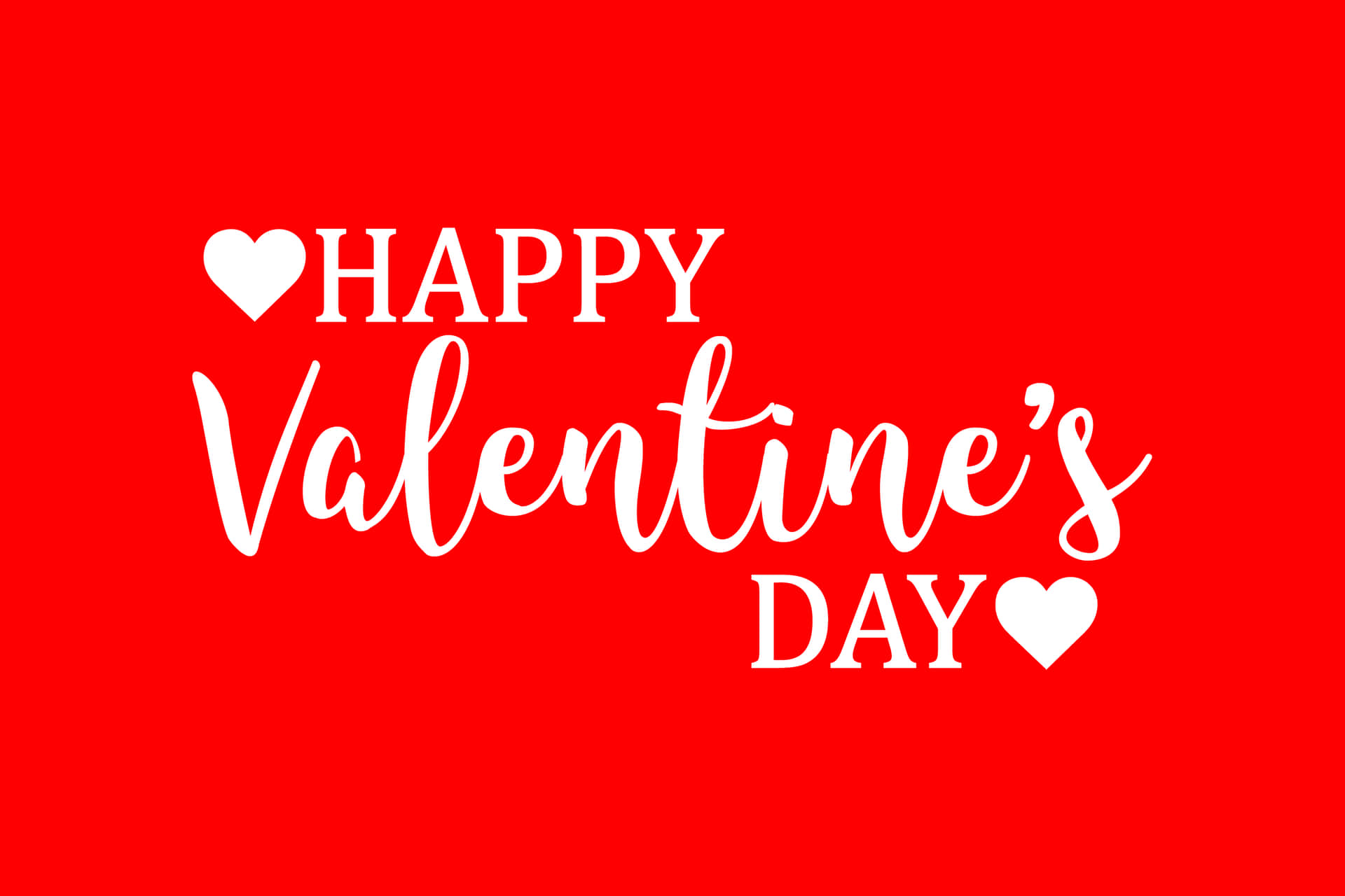 Happy Valentine's Day Greeting Card Wallpaper