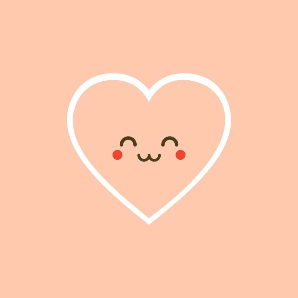 Cute Valentines Cute Face In Pink Heart Picture