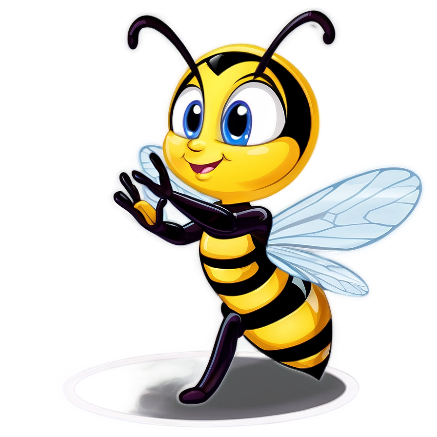 Download Cute Wasp Character Png Yot31 | Wallpapers.com