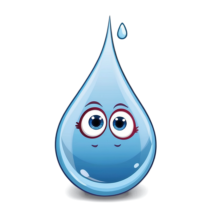 Cute Water Drop Cartoon Png 13 PNG
