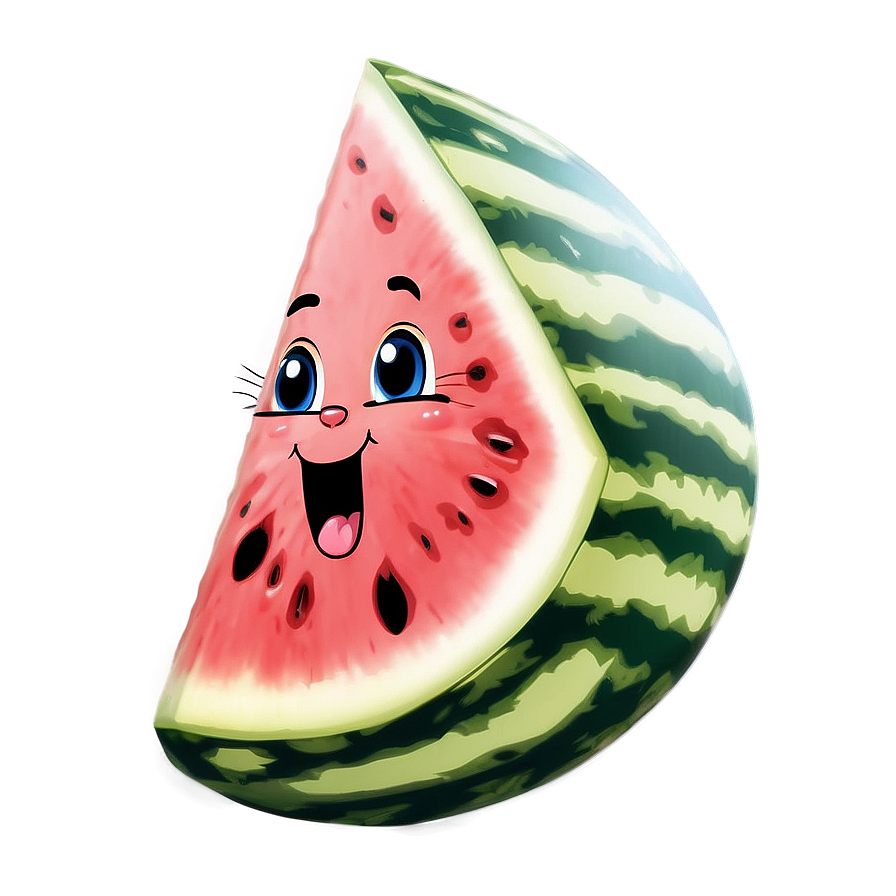Cute Watermelon Png 05232024 PNG