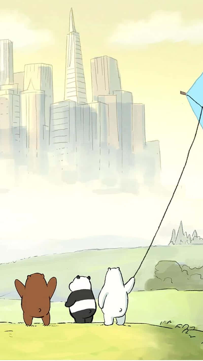 Cute We Bare Bears Aesthetic Background