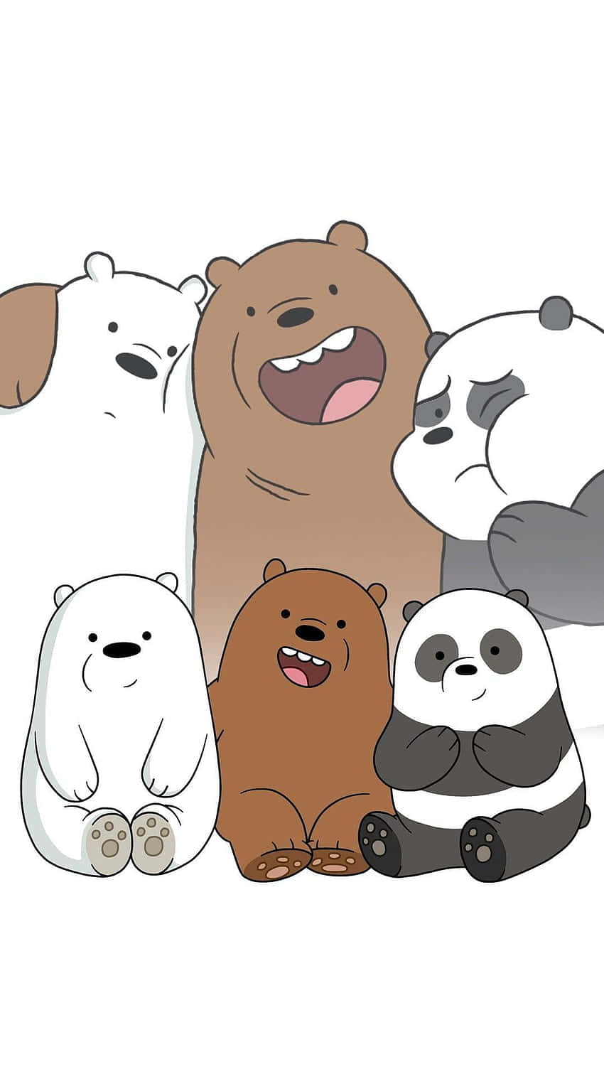 Cute We Bare Bears Cartoon Network Background