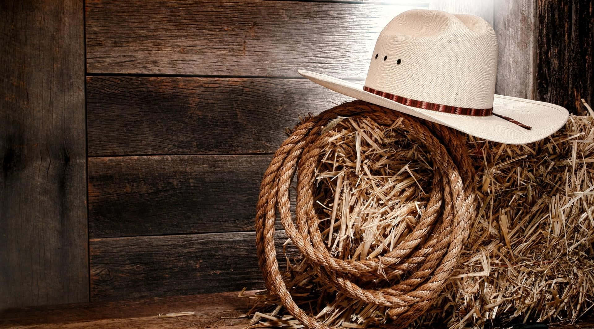 Pattern – Den søde vestlige cowboys hat mønster Wallpaper