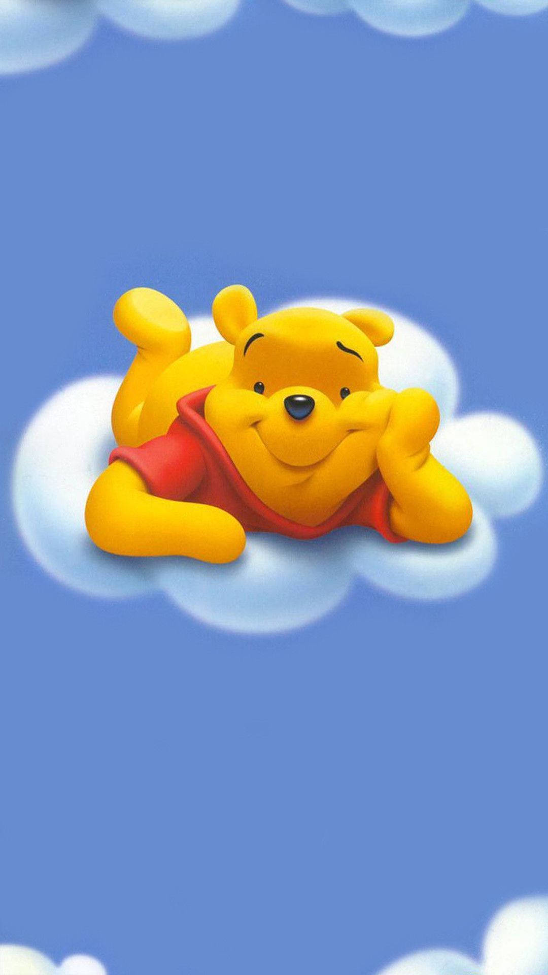 Cute Winnie The Pooh Clouds Wallpaper