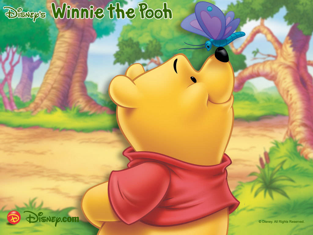 Cute Winnie The Pooh Iphone Theme Background