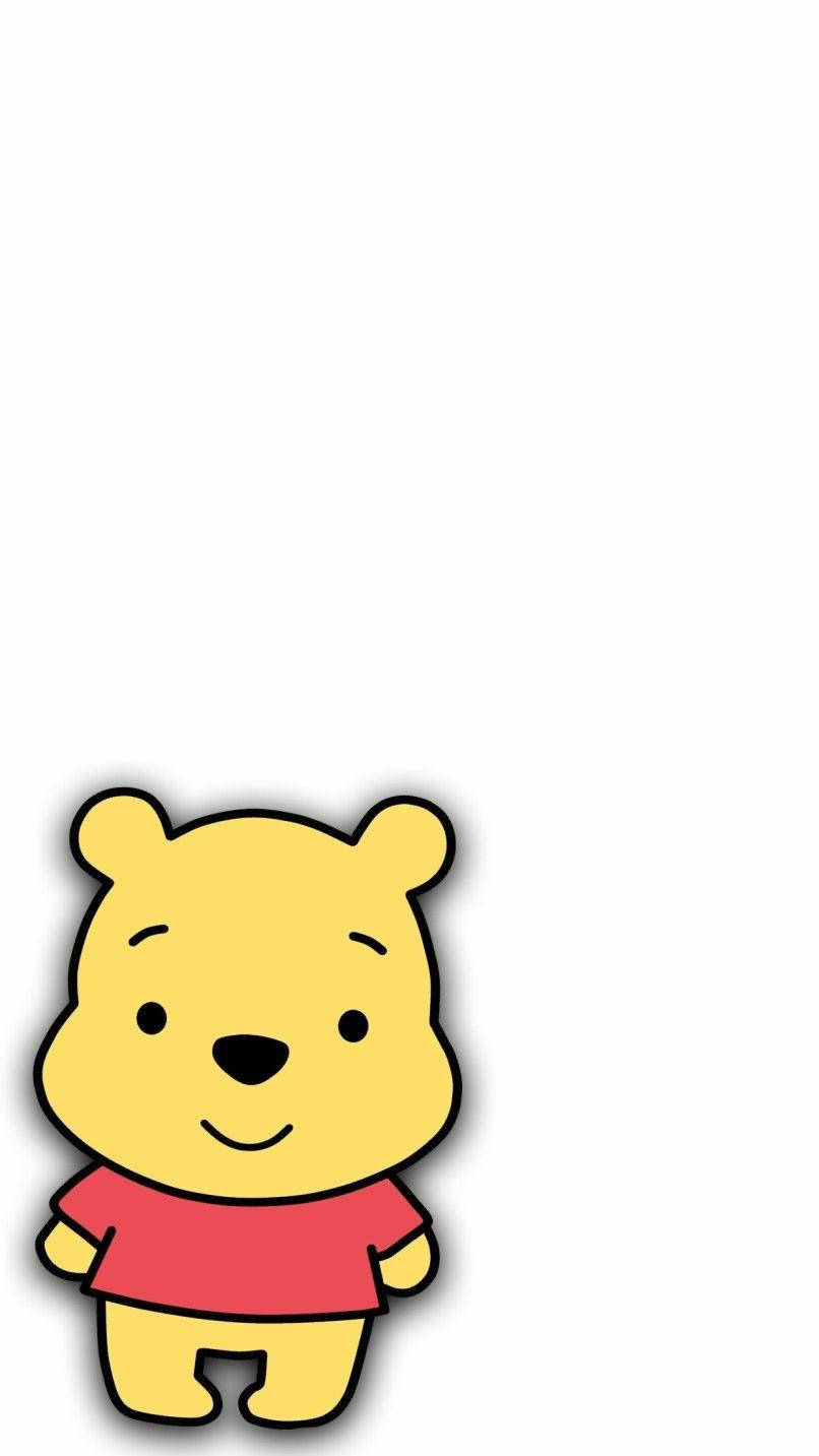 Cute Winnie The Pooh Standing Background