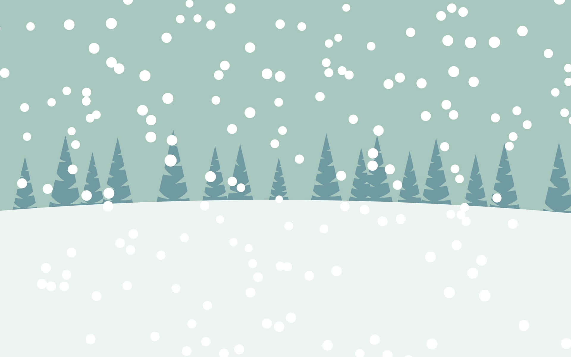Embrace the Beauty of a Winter Wonderland Wallpaper