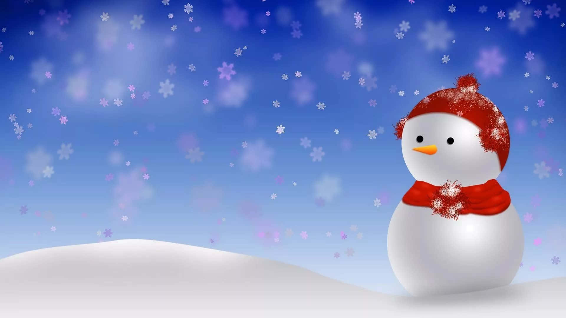 Red Clothes Cute Winter Background