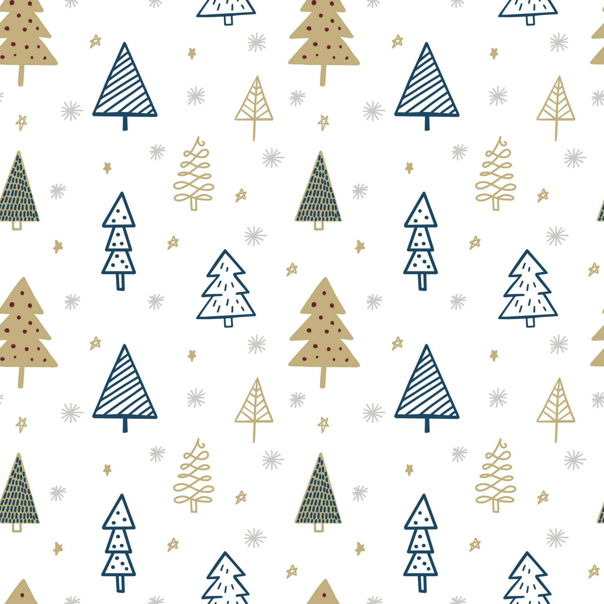 winter pattern wallpaper