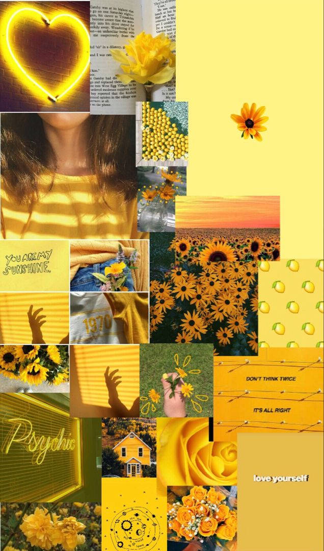 Iluminatus Días De Verano Con Esta Estética Amarilla Y Adorable. Fondo de pantalla