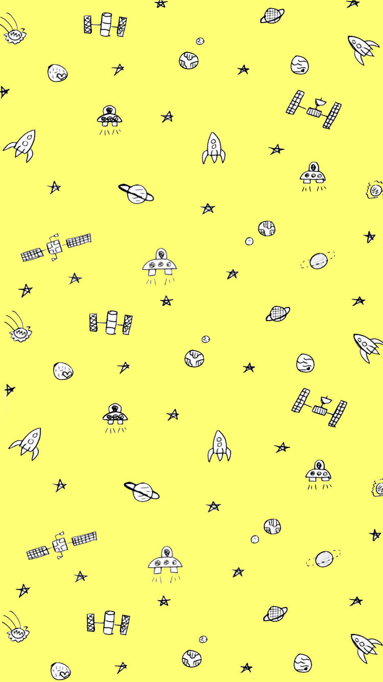 Brighten up your day with this cheerful yellow aesthetic! Wallpaper
