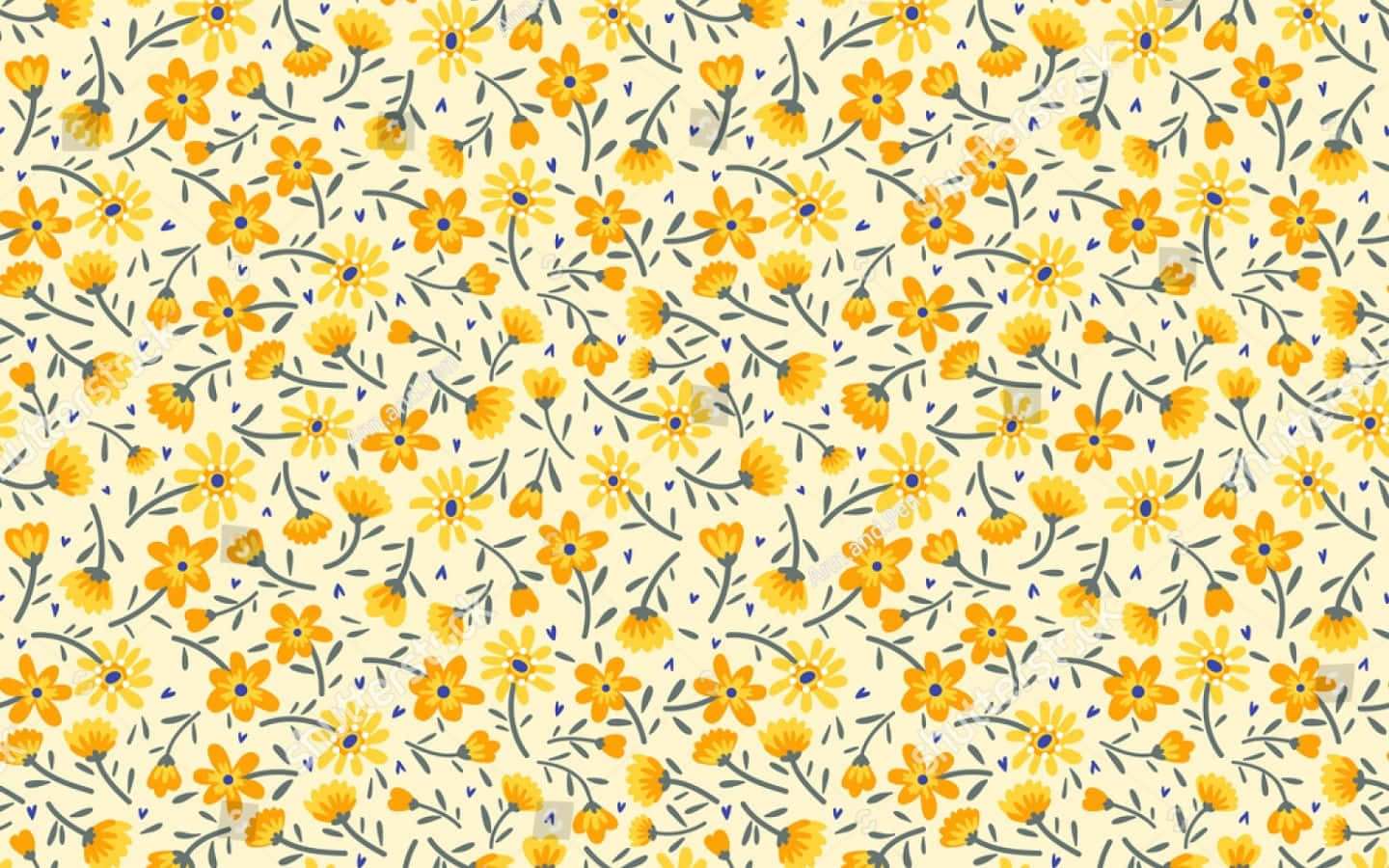 Adorable Cute Yellow Desktop Wallpaper