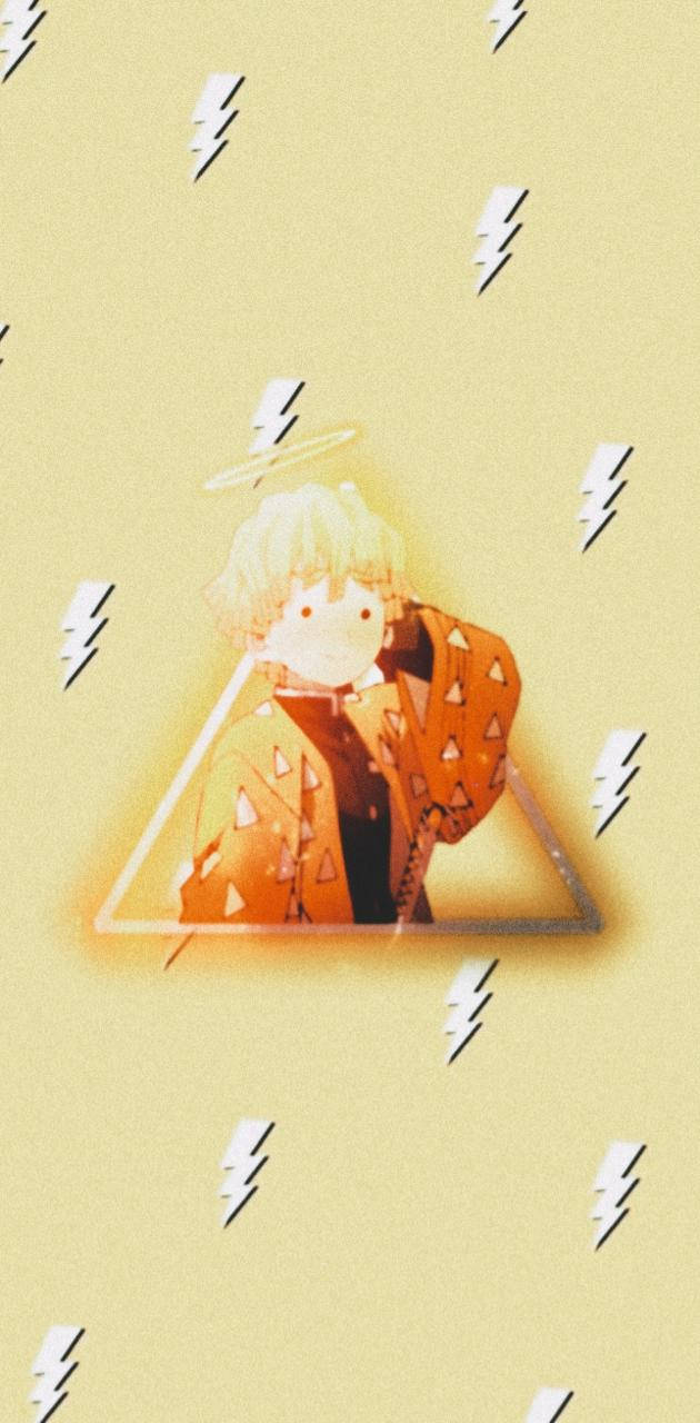 Cute Zenitsu Lightning Pattern
