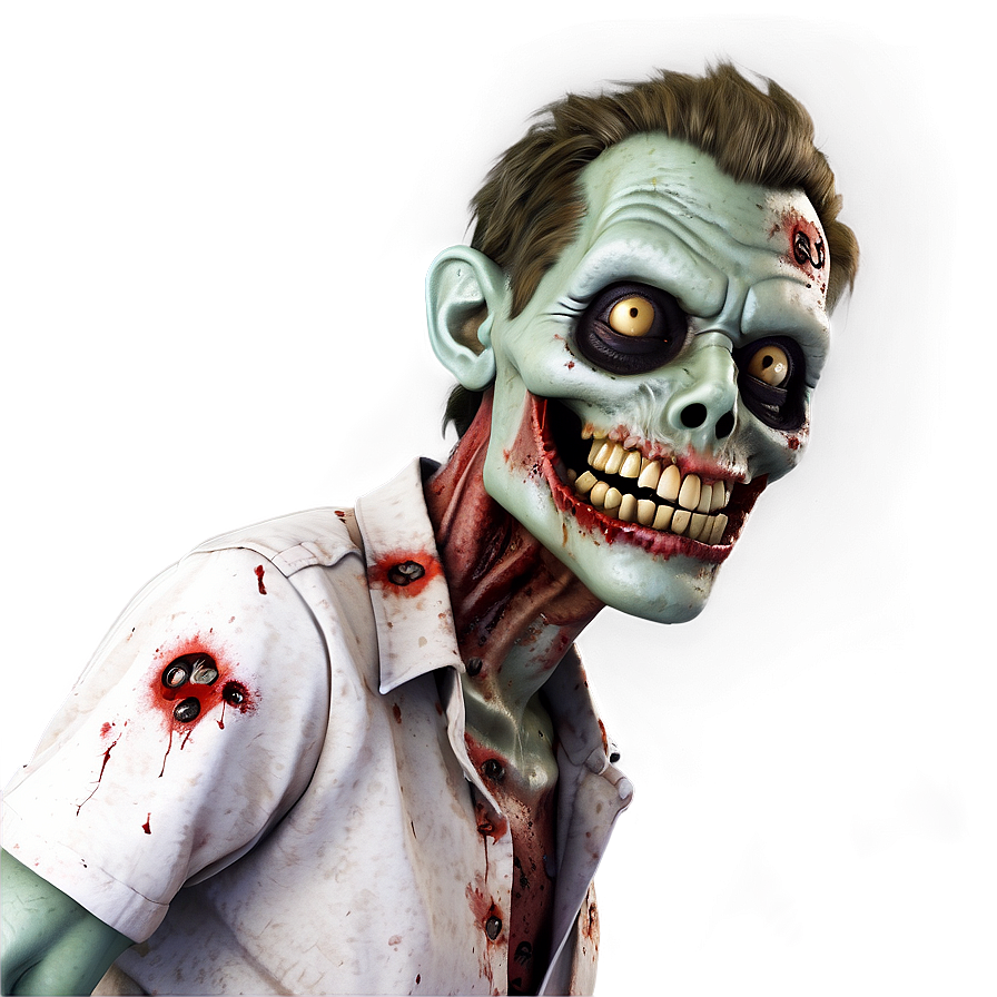 Cute Zombie Mascot Png 05032024 PNG