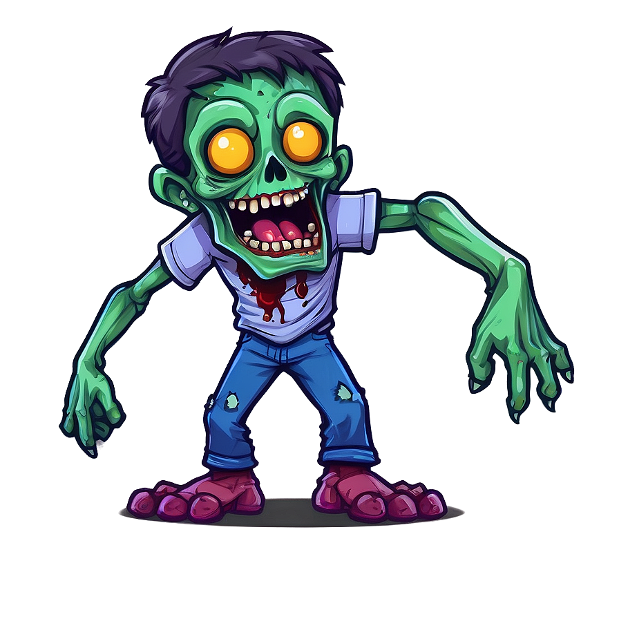 Cute Zombie Mascot Png 16 PNG