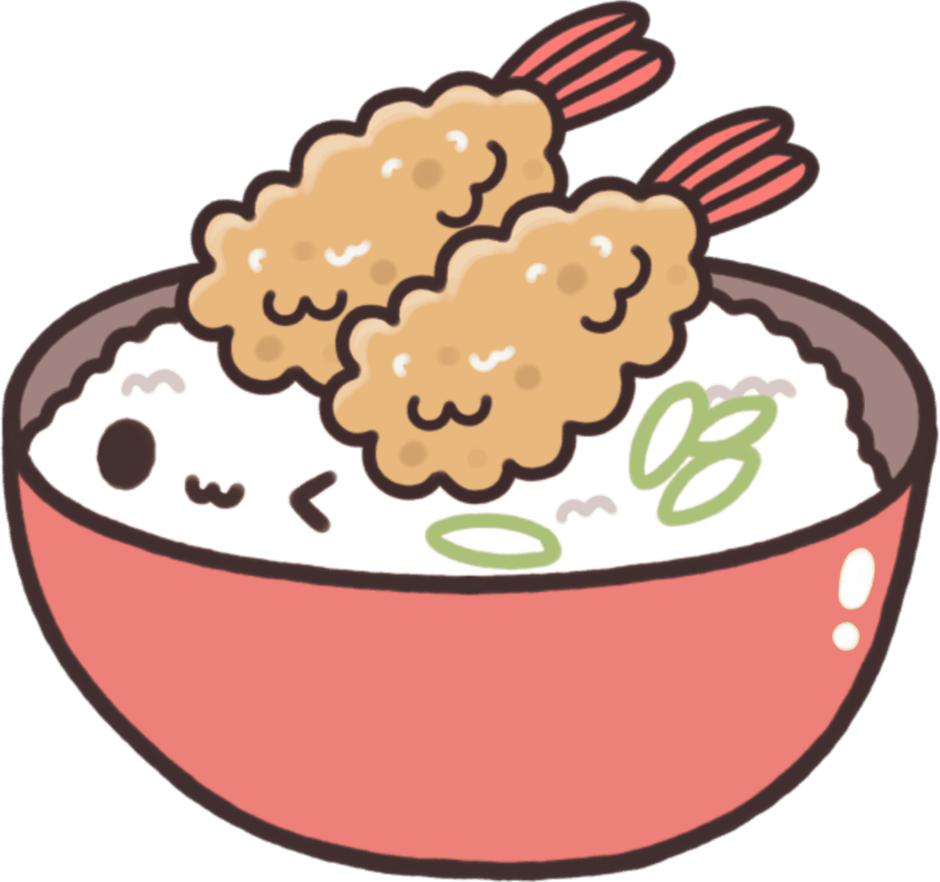 Cute_ Animated_ Food_ Bowl PNG