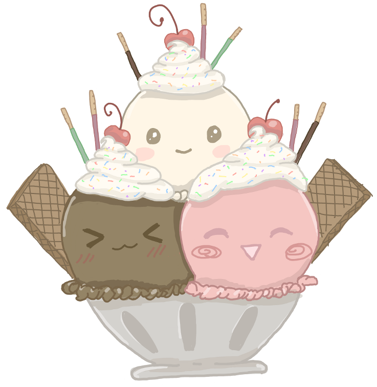 Cute_ Animated_ Ice_ Cream_ Dessert PNG