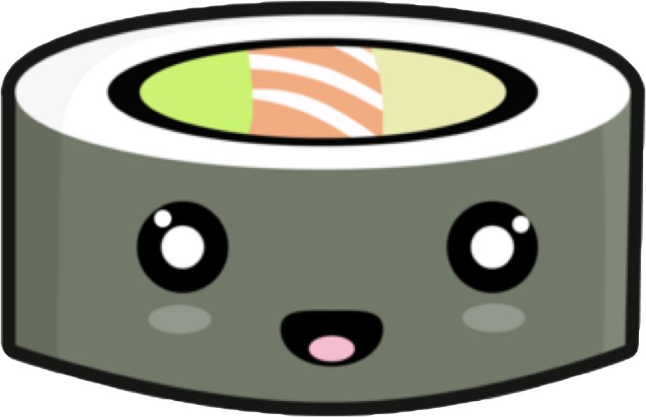 Cute_ Animated_ Sushi_ Character PNG