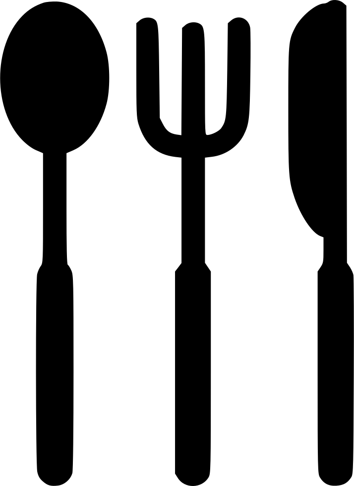 Cutlery Silhouette Vector PNG