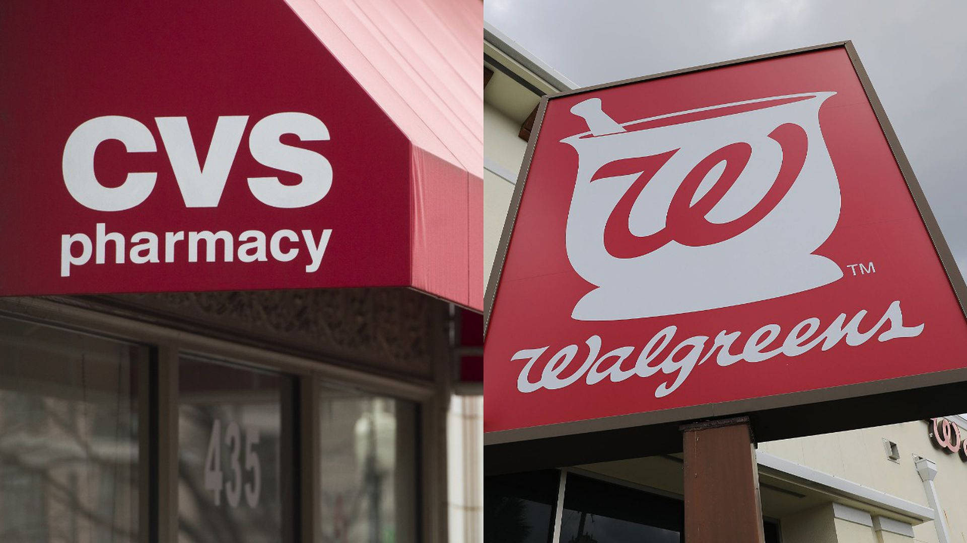 Cvs Walgreens Pharmacy Signage Picture