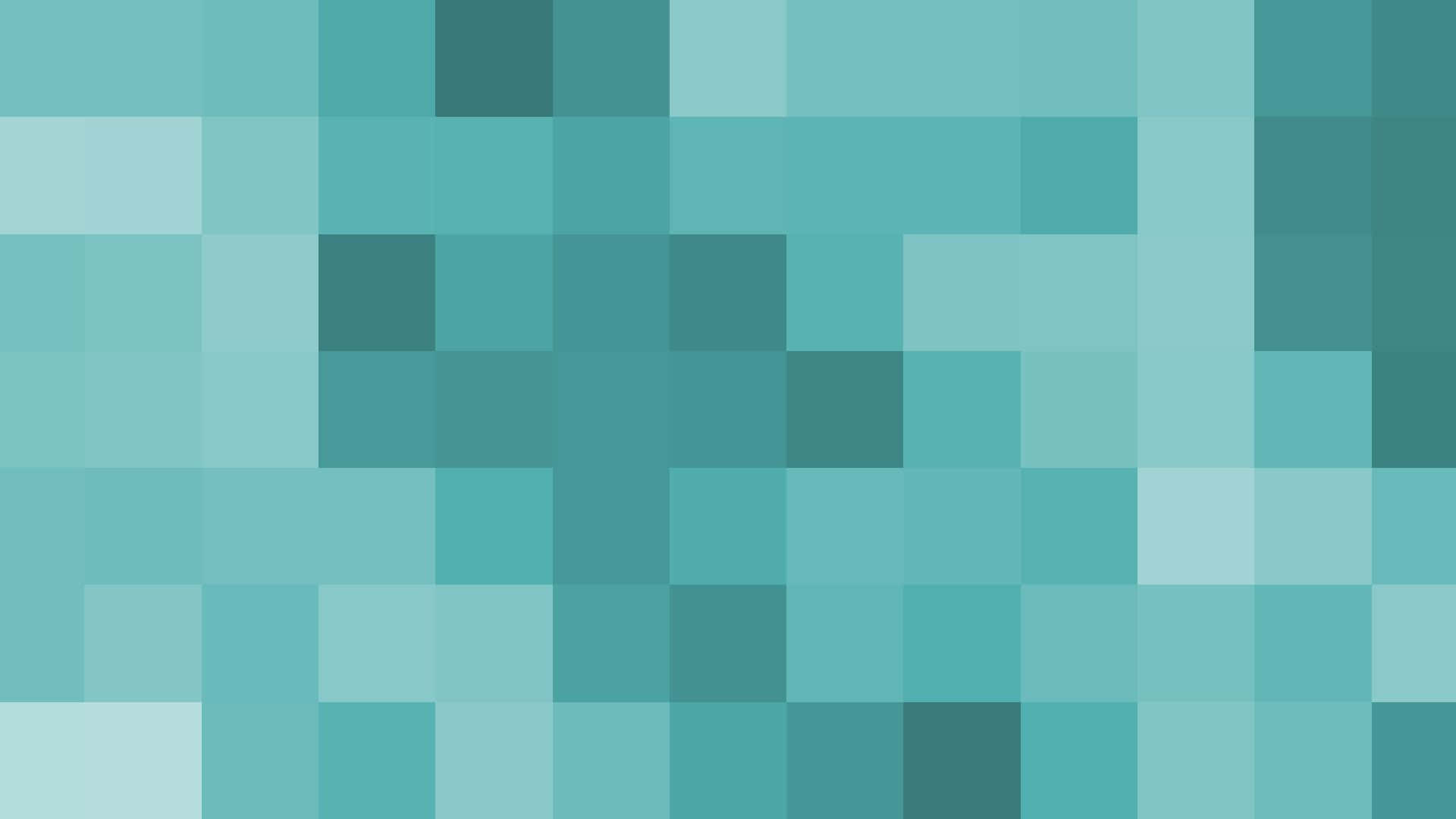 En blå og grøn pixelert baggrund Wallpaper