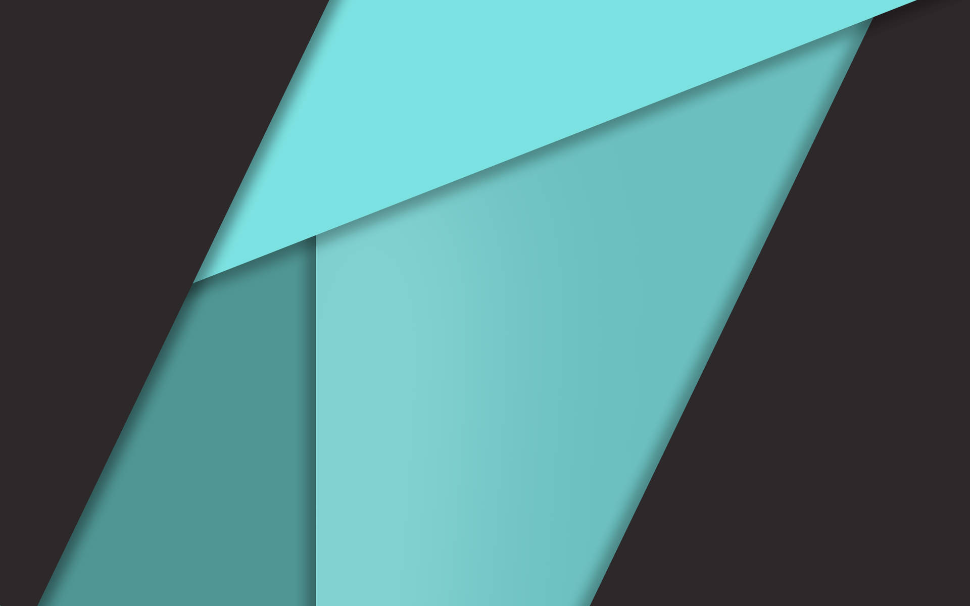 Cyan And Black Abstract Material Wallpaper
